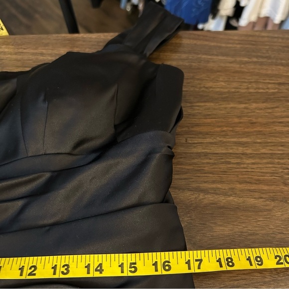 BILL LEVKOFF Elegant Black Sleeveless Dress 20 - Picture 9 of 11